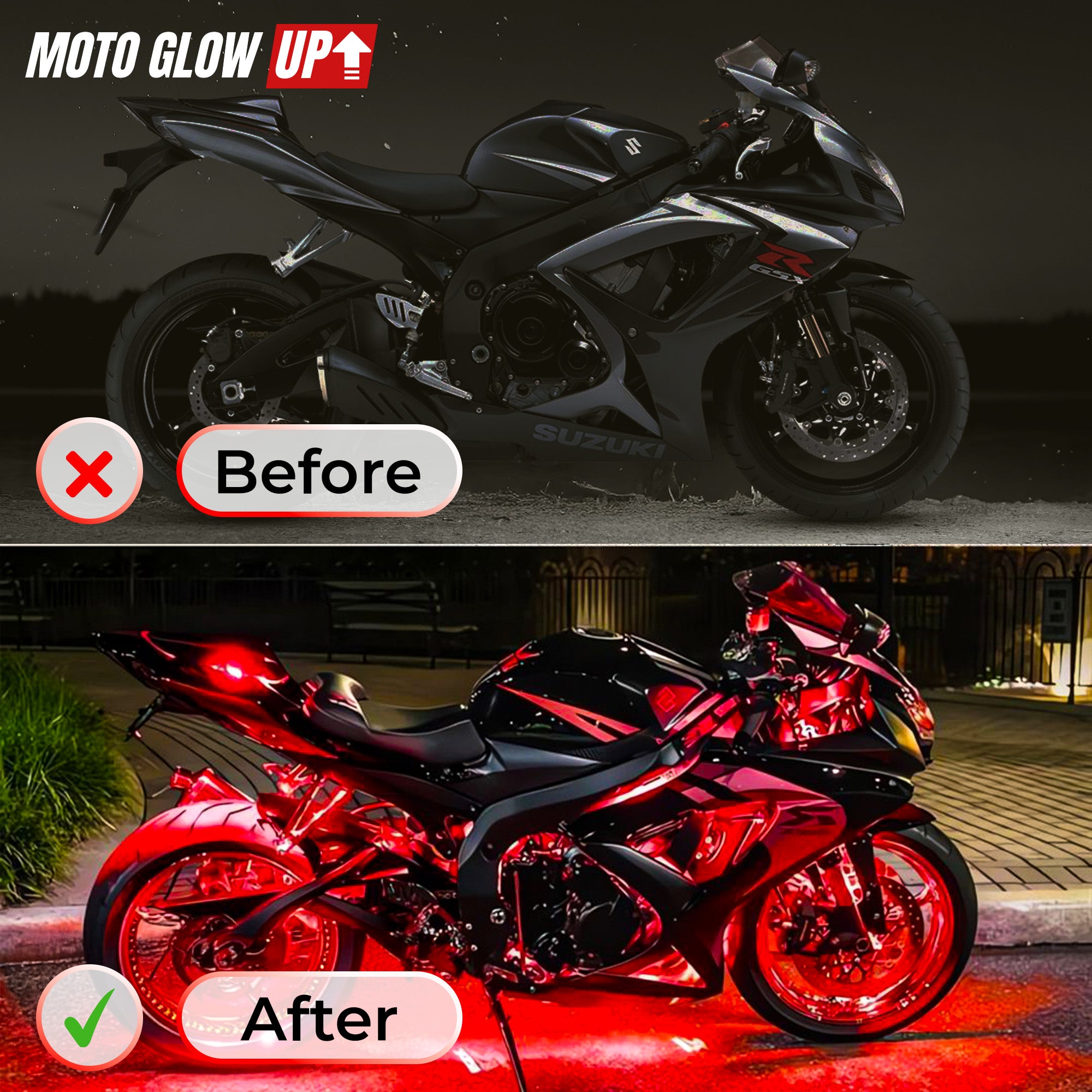 Easy Install Moto LED Light Kit