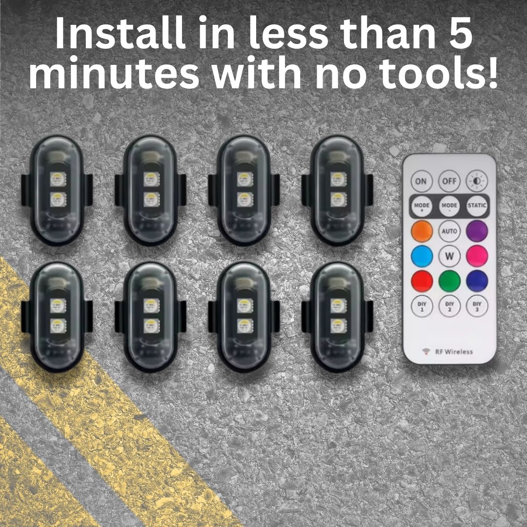 Easy Install Moto LED Light Kit