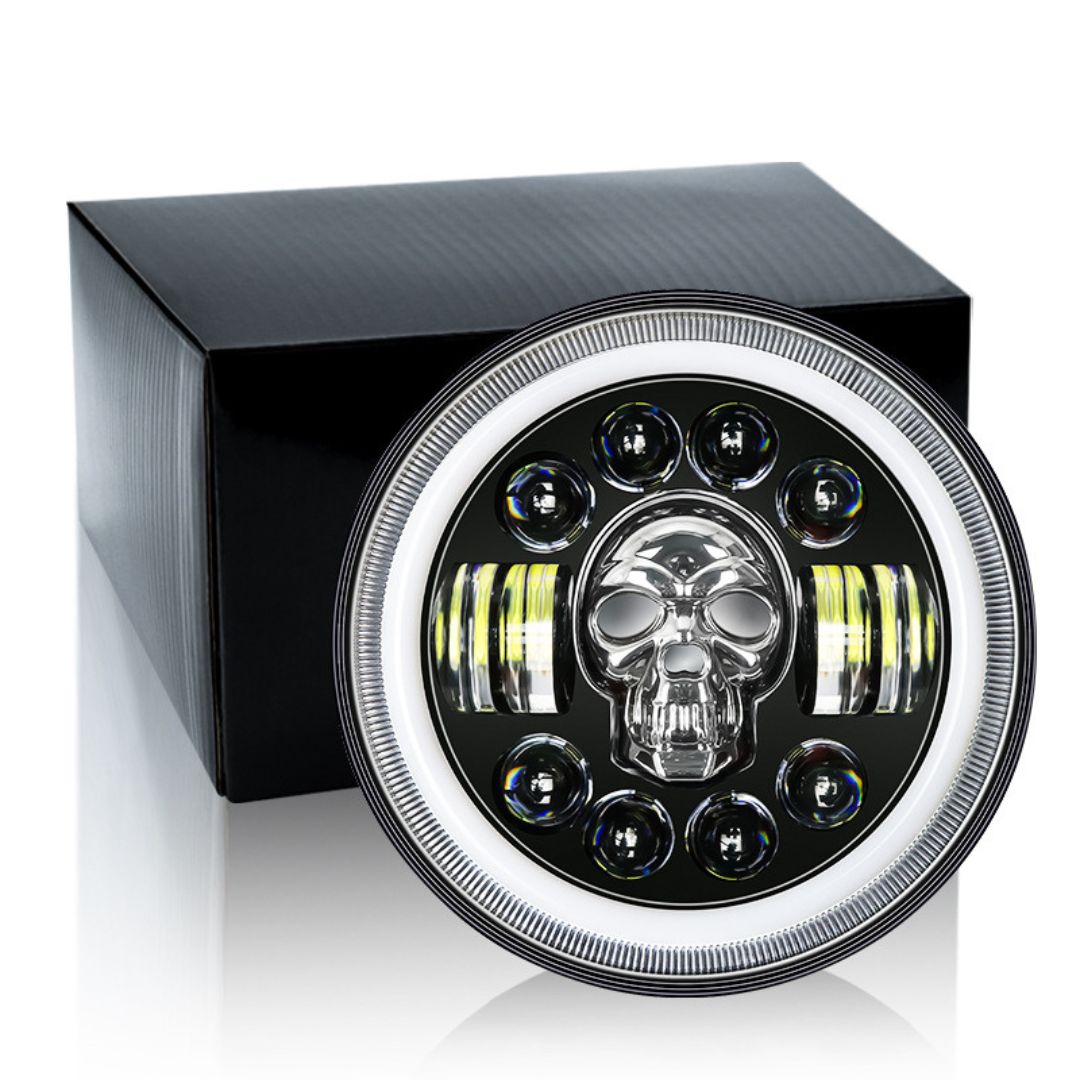 RGB Skull Headlight