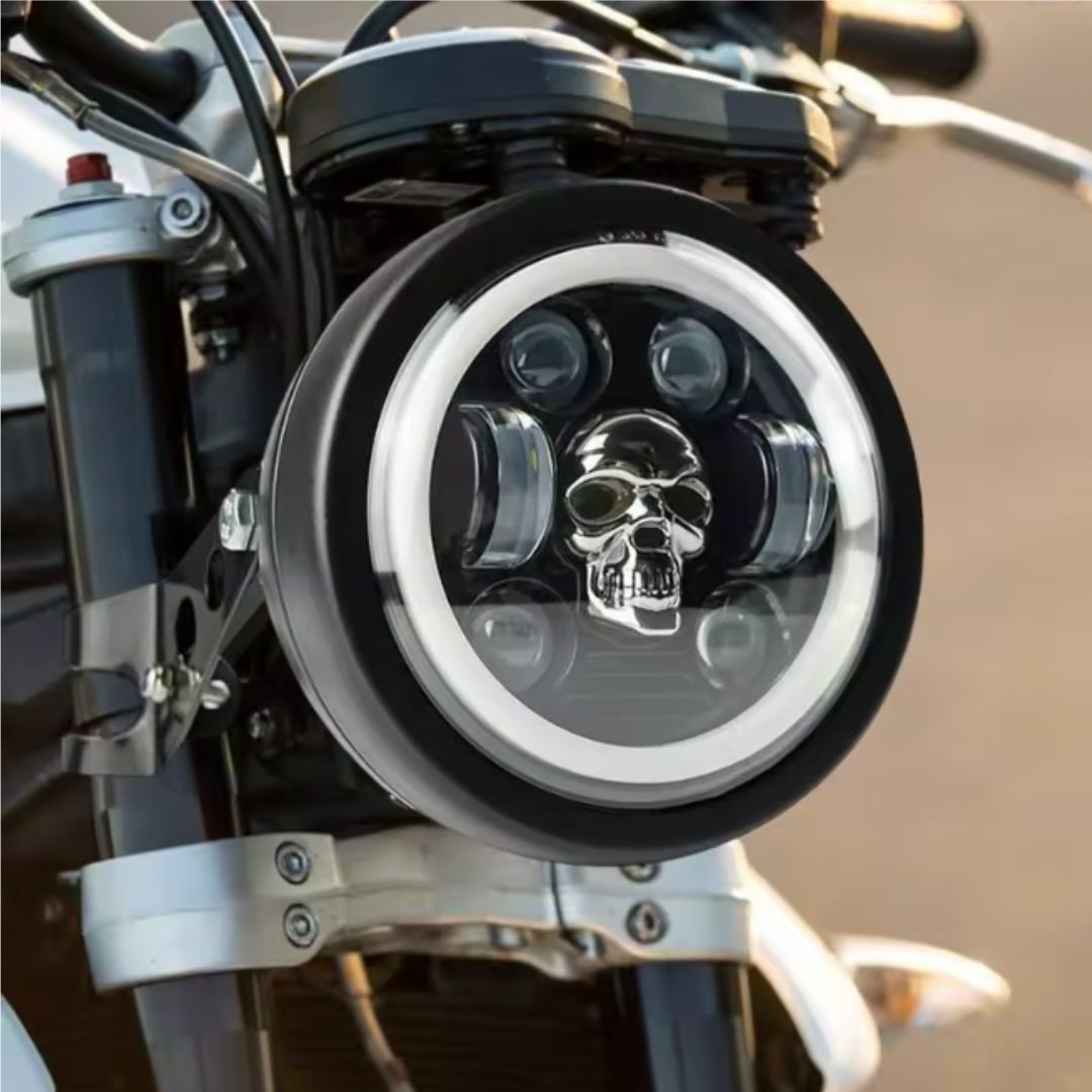 RGB Skull Headlight
