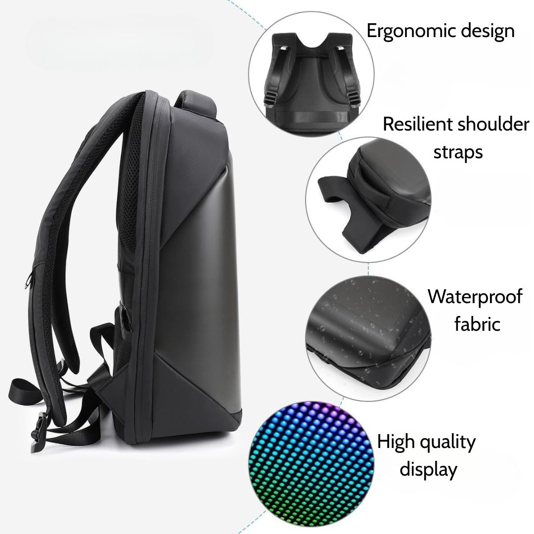 Pixel Pack – Moto LED Backpack