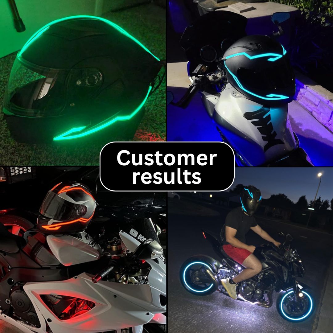 Moto Helmet Light Strip