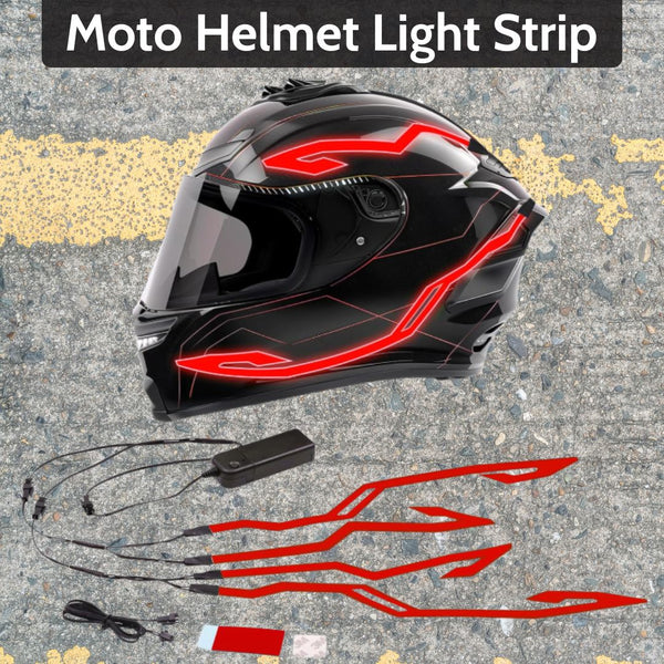 Moto Helmet Light Strip – Moto Glow Up