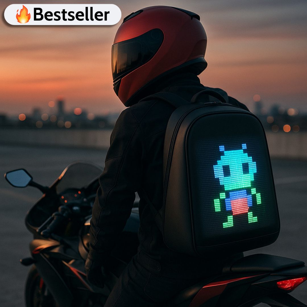 Pixel Pack – Moto LED Backpack